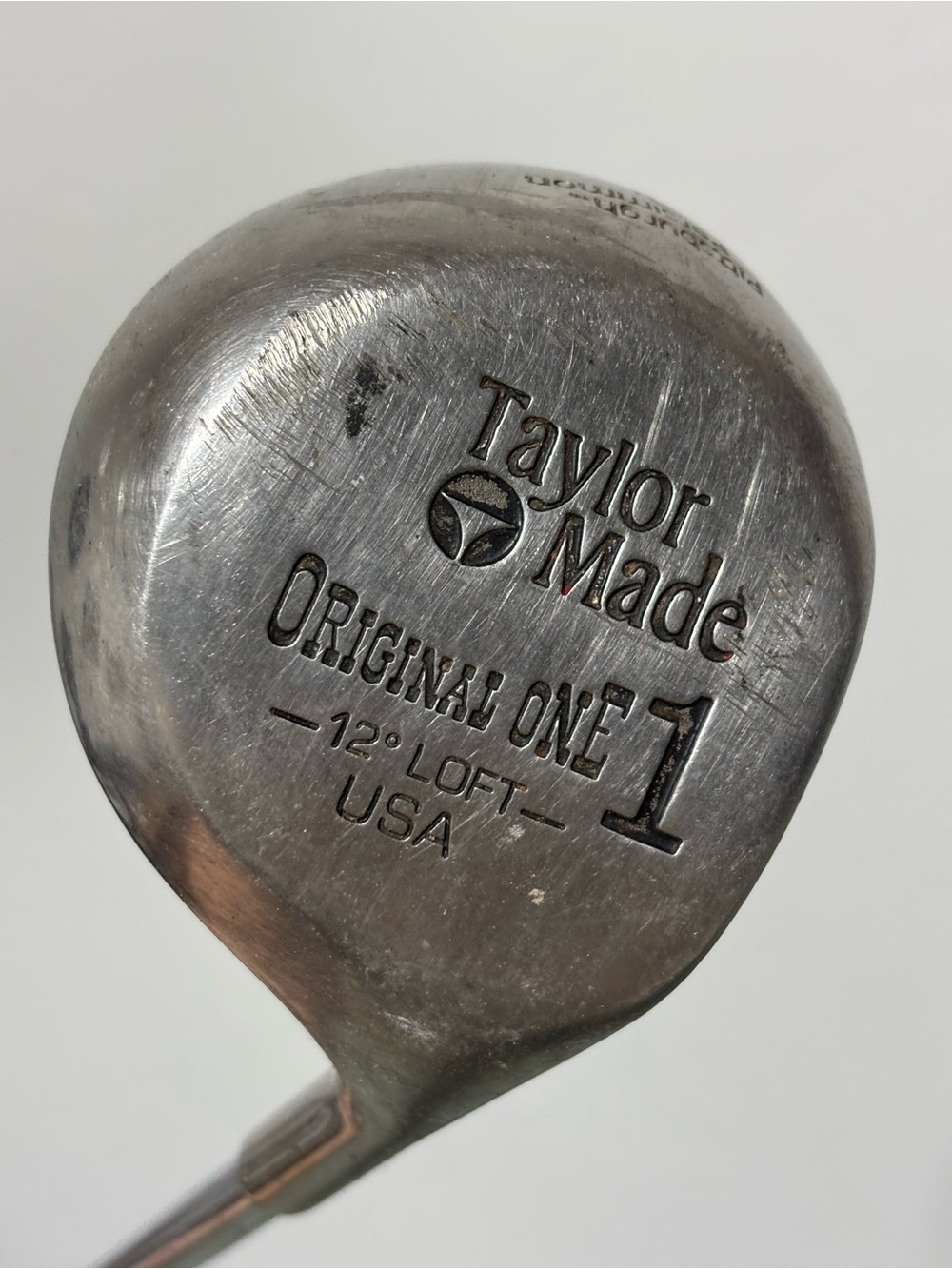 TaylorMade Original One 1 Driver 12* Loft Metalwood Driver Persimmon Right Hand